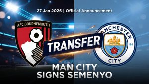 Antoine Semenyo chính thức gia nhập Manchester City với giá 72 triệu bảng